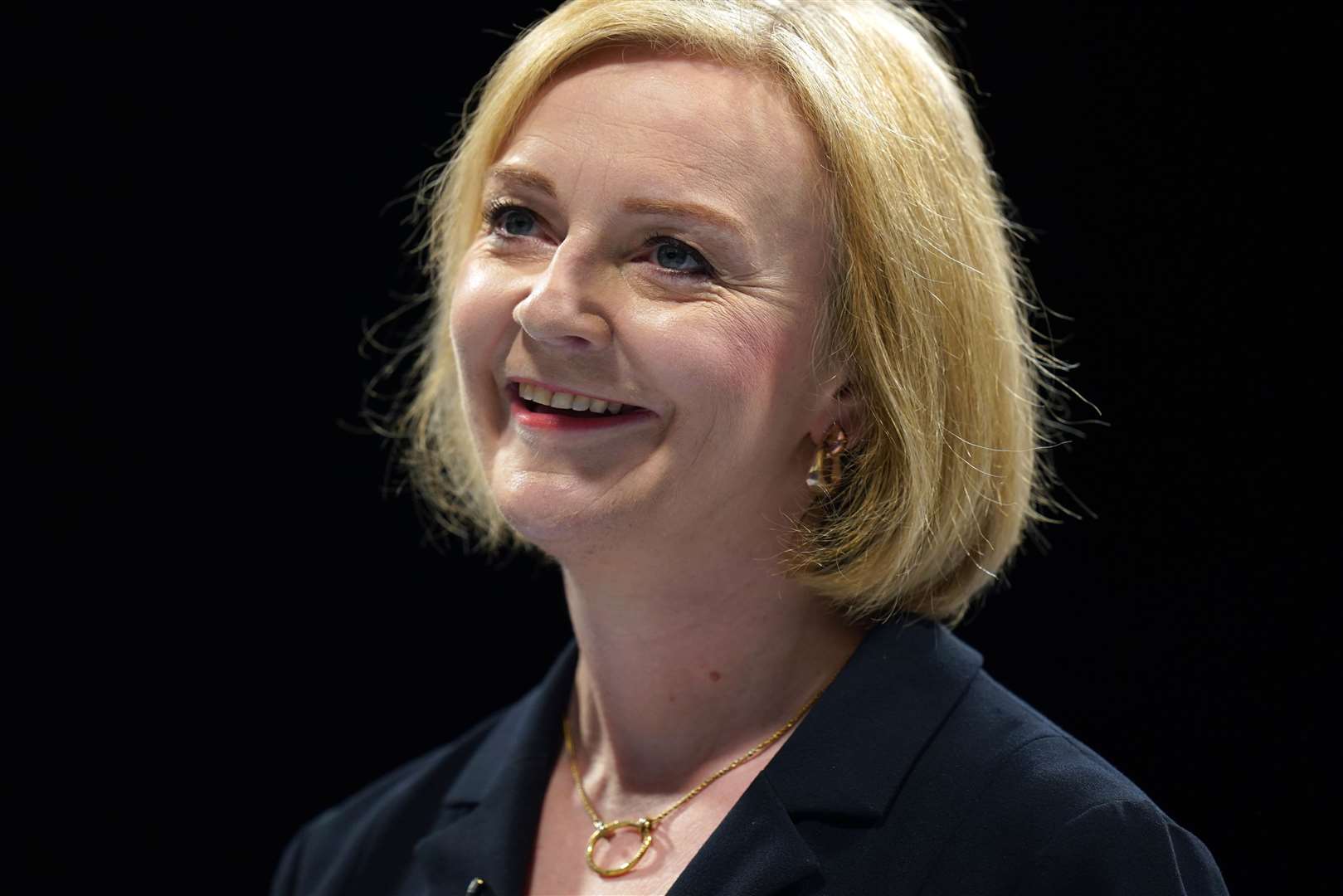 Frontrunner to become the next prime minister, Liz Truss (Jacob King/PA)