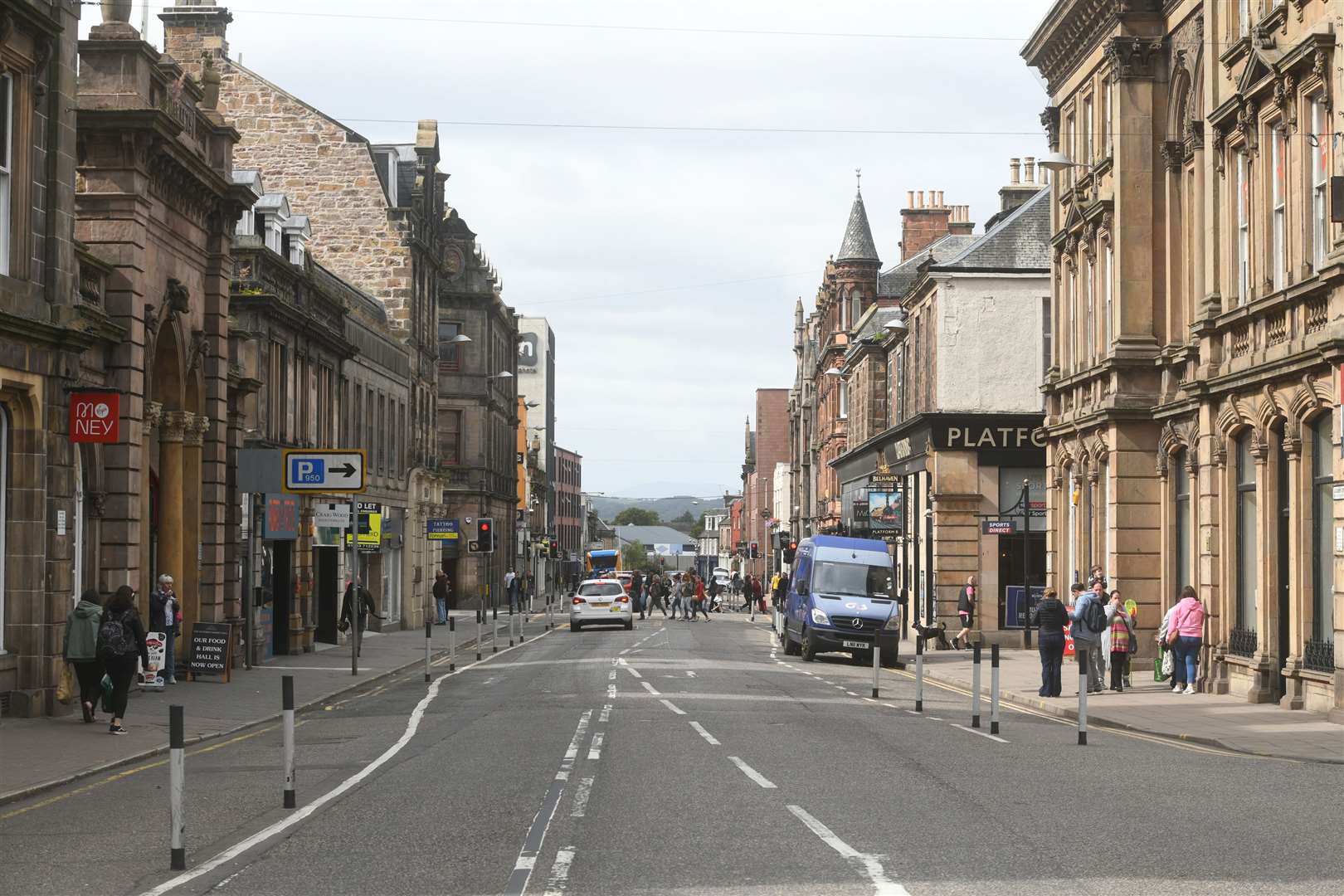 Academy Street on the day councillors decided to proceed with plans to revamp the main artery. Picture: James Mackenzie.
