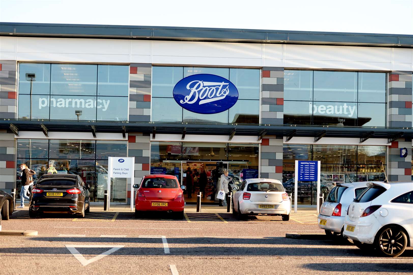 Boots the Chemist in Inverness' retail park.