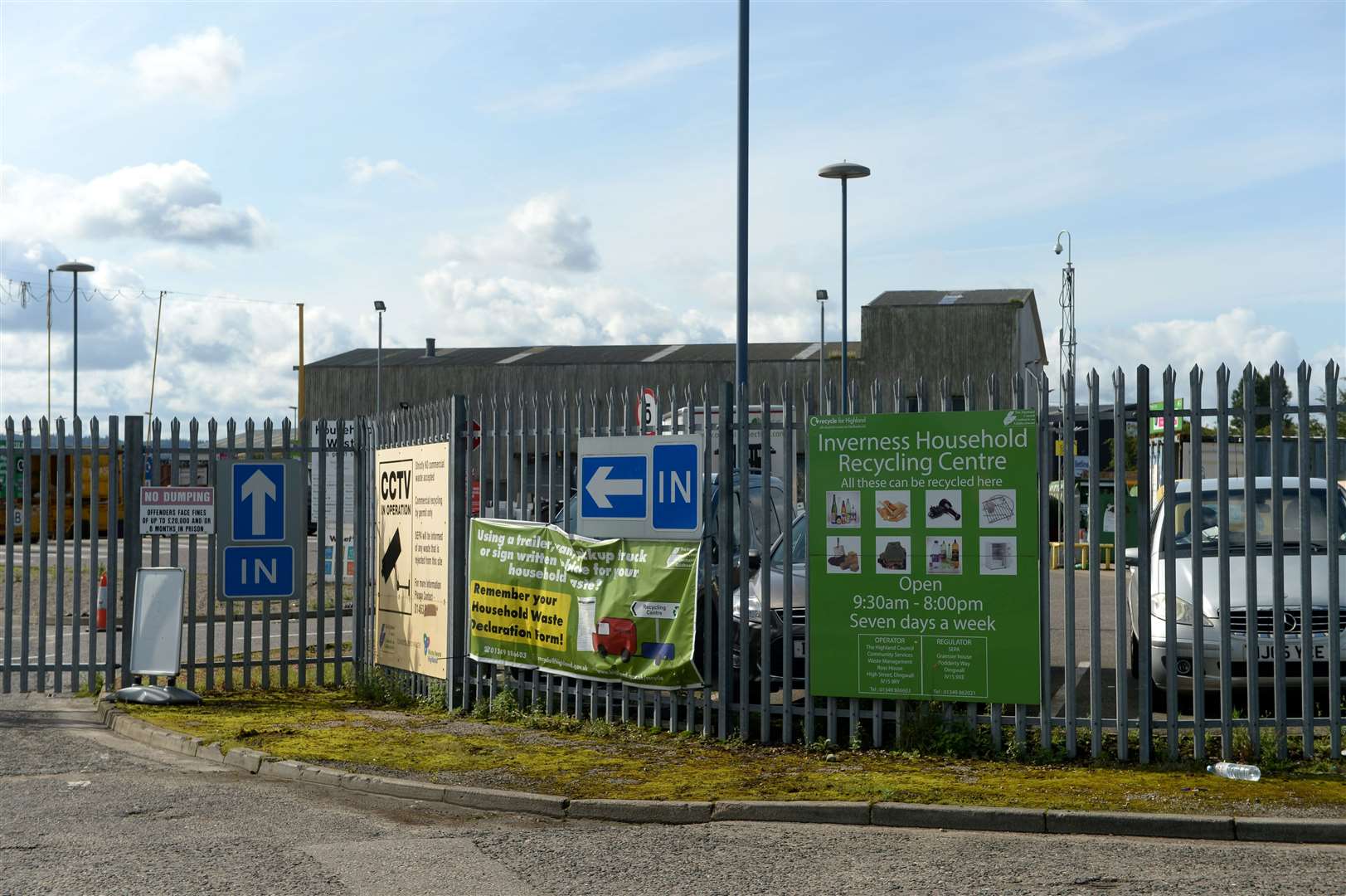 Inverness Recycling Centre.