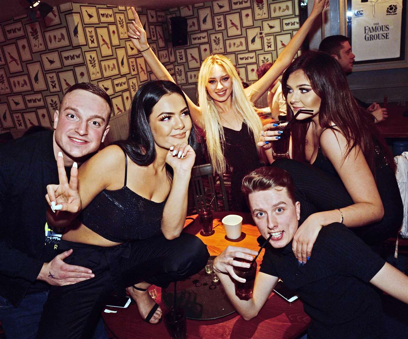 CITY SEEN 03 11 18..Shelley Munro (right) was out celebrating her 20th with friends...CITY SEEN 03 11 18..Picture: Gair Fraser. Image No. 042427..