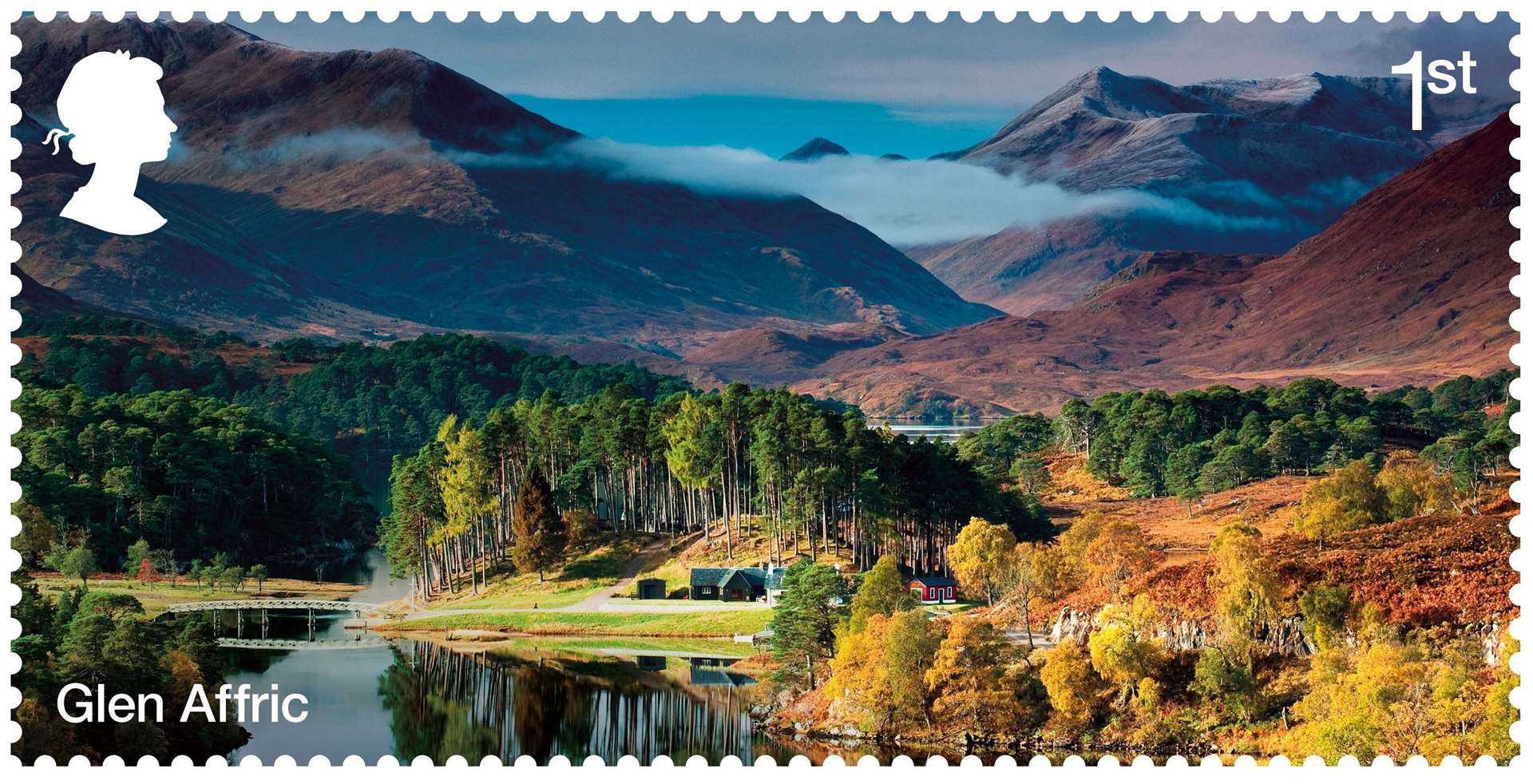 The Glen Affric stamp.