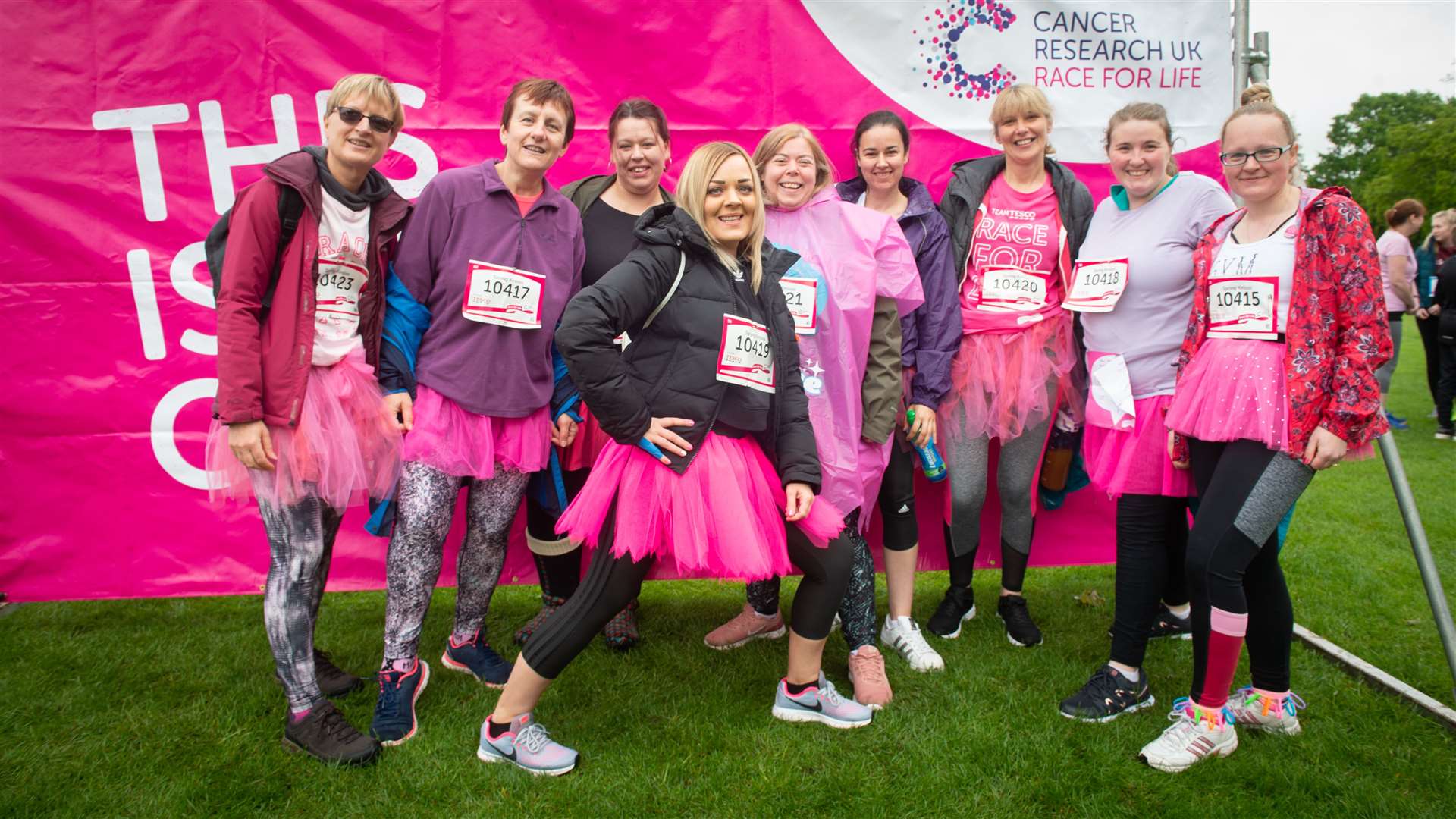 Participants at last year's Race for Life event in Inverness.
