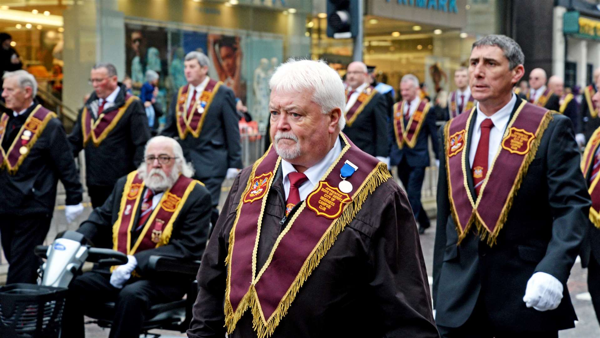 A previous march through Inverness by the Apprentice Boys of Derry.