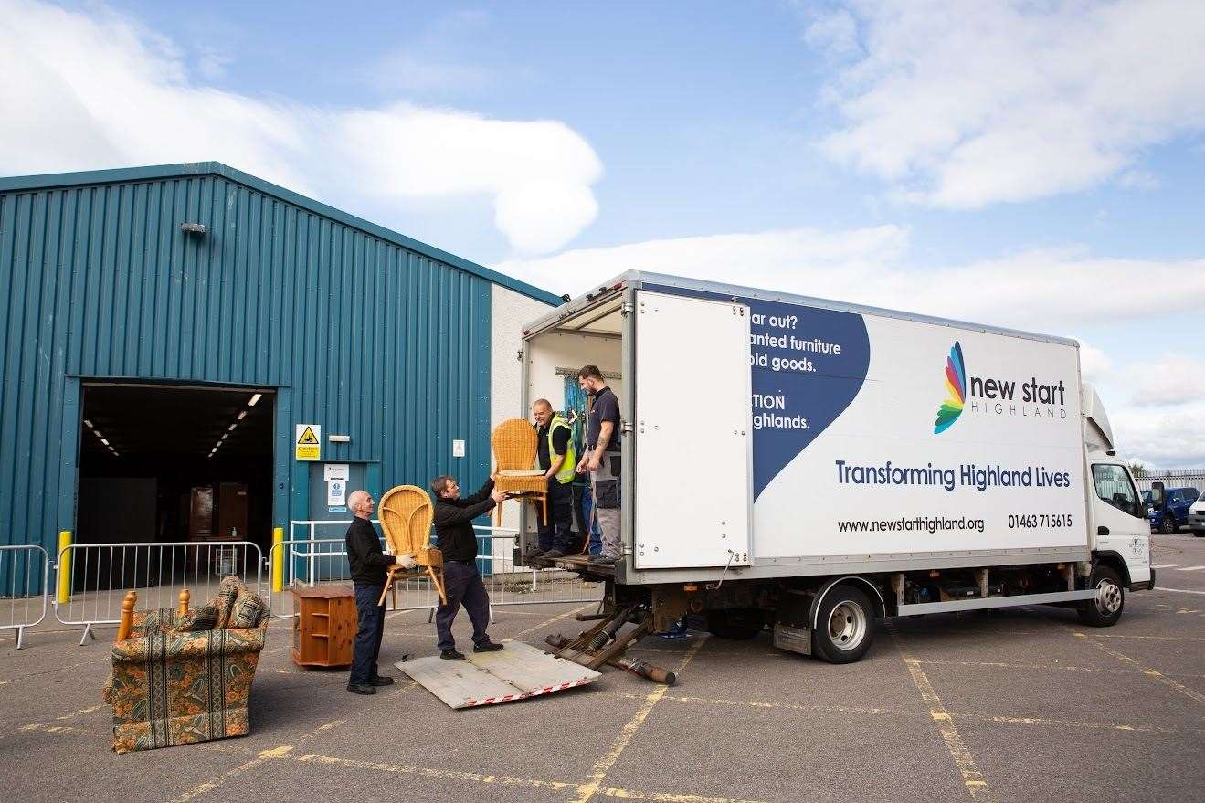 The organisation's activities include furniture removals.