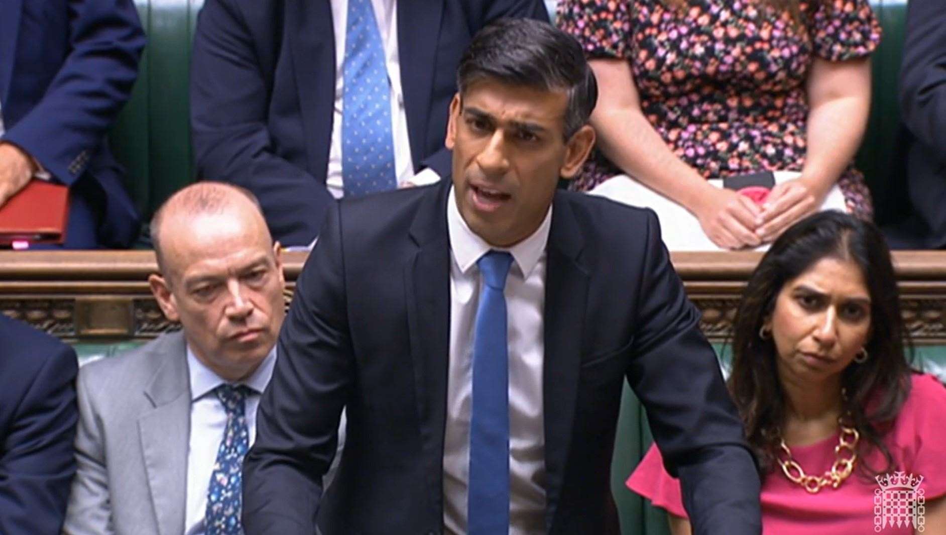 Rishi Sunak defending his record on school spending (House of Commons/UK Parliament/PA)