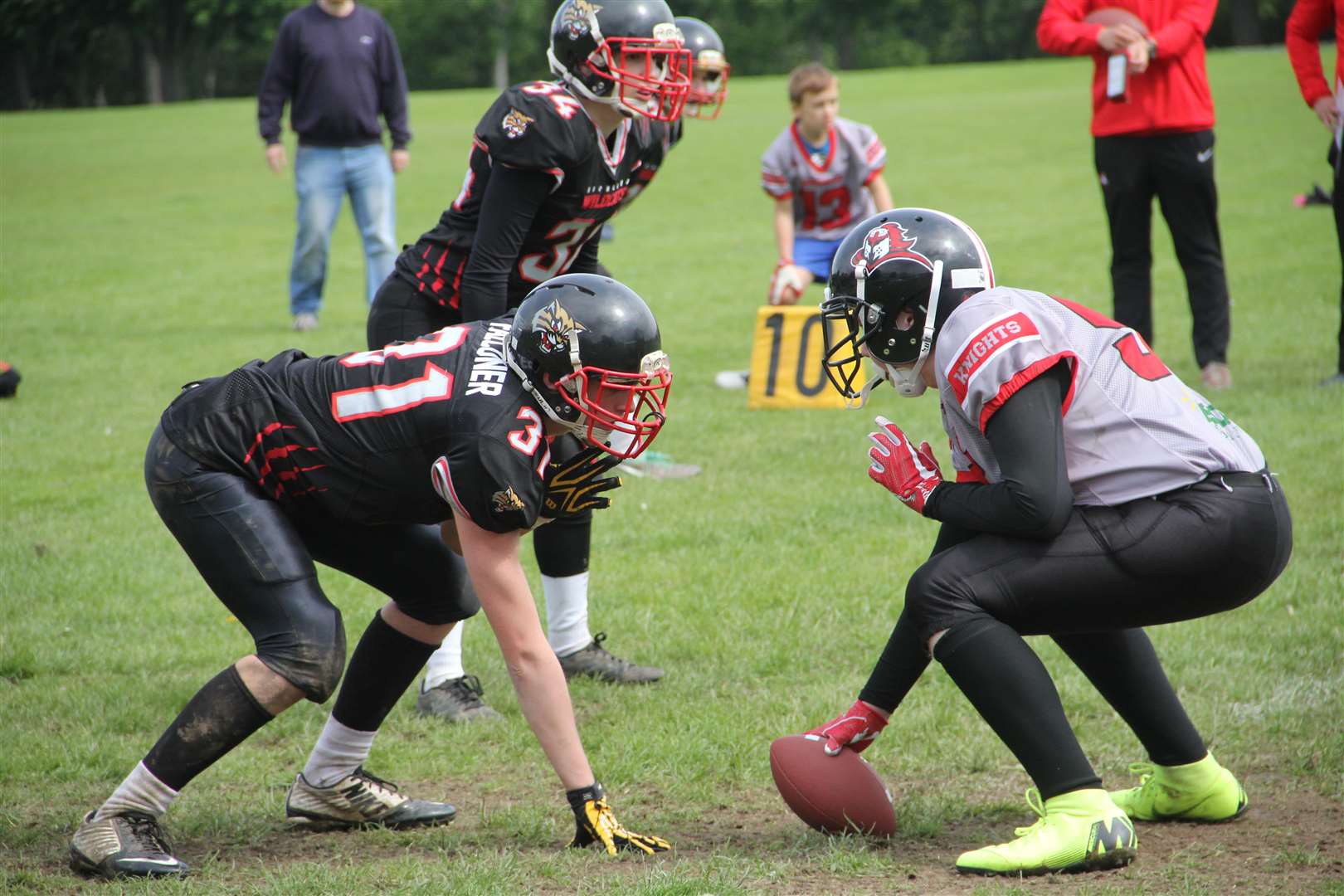 Highland Wildcats' youth team lost out to the Kent Exiles in the final of Britbowl. Picture: Anita Crant