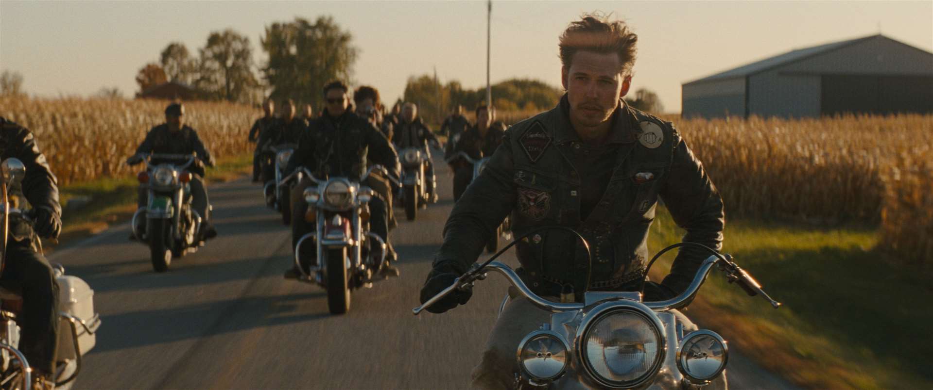 Austin Butler as Benny in The Bikeriders. Picture: 20th Century Studios. © 2023