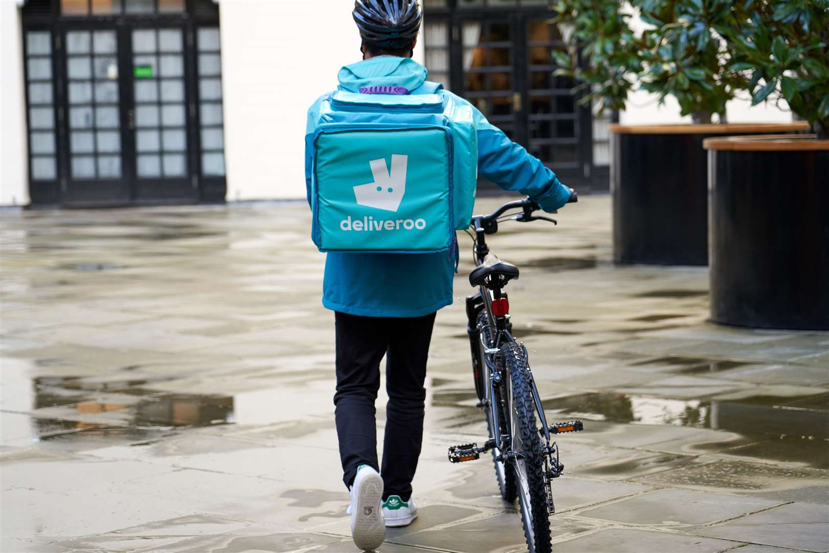 Deliveroo said the average amount spent on a takeaway increased last year, compared with 2022 (Deliveroo/PA)