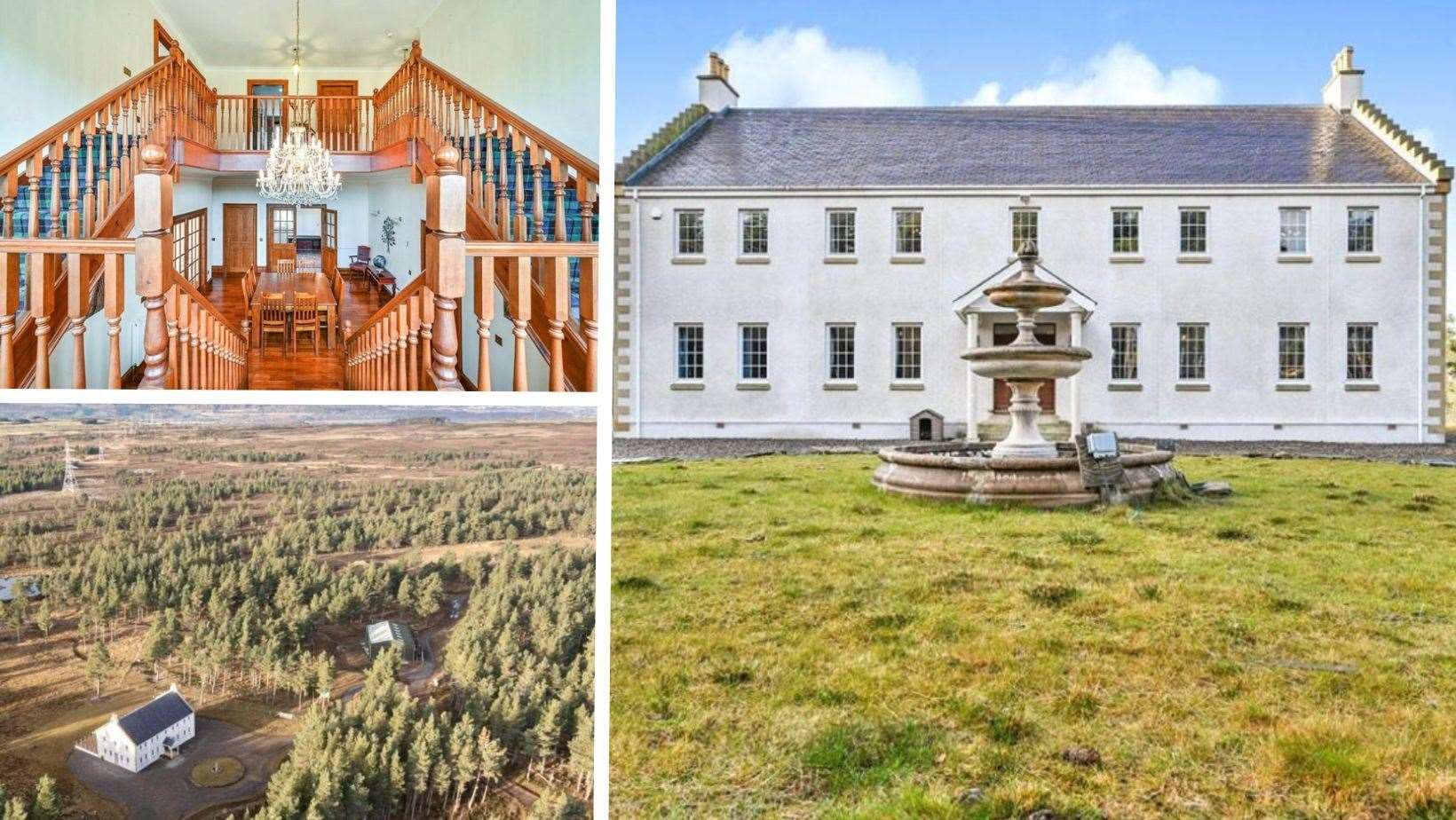 Inverness-shire mansion, that features 128 acres and a beautiful staircase. Pictures: YOUR MOVE, Inverness.