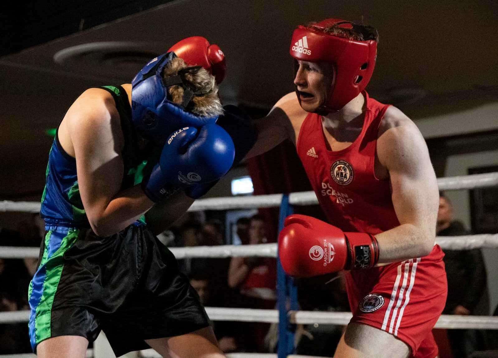 Joshua Morrison won via decision in his headline bout on Highland Boxing Academy's home show at the Legion. Picture: David Rothnie