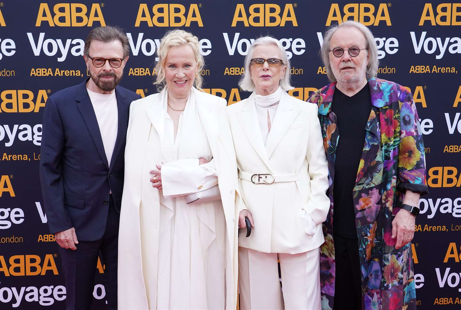 Abba stars Bjorn Ulvaeus, Agnetha Faltskog, Anni-Frid Lyngstad and Benny Andersson (PA)