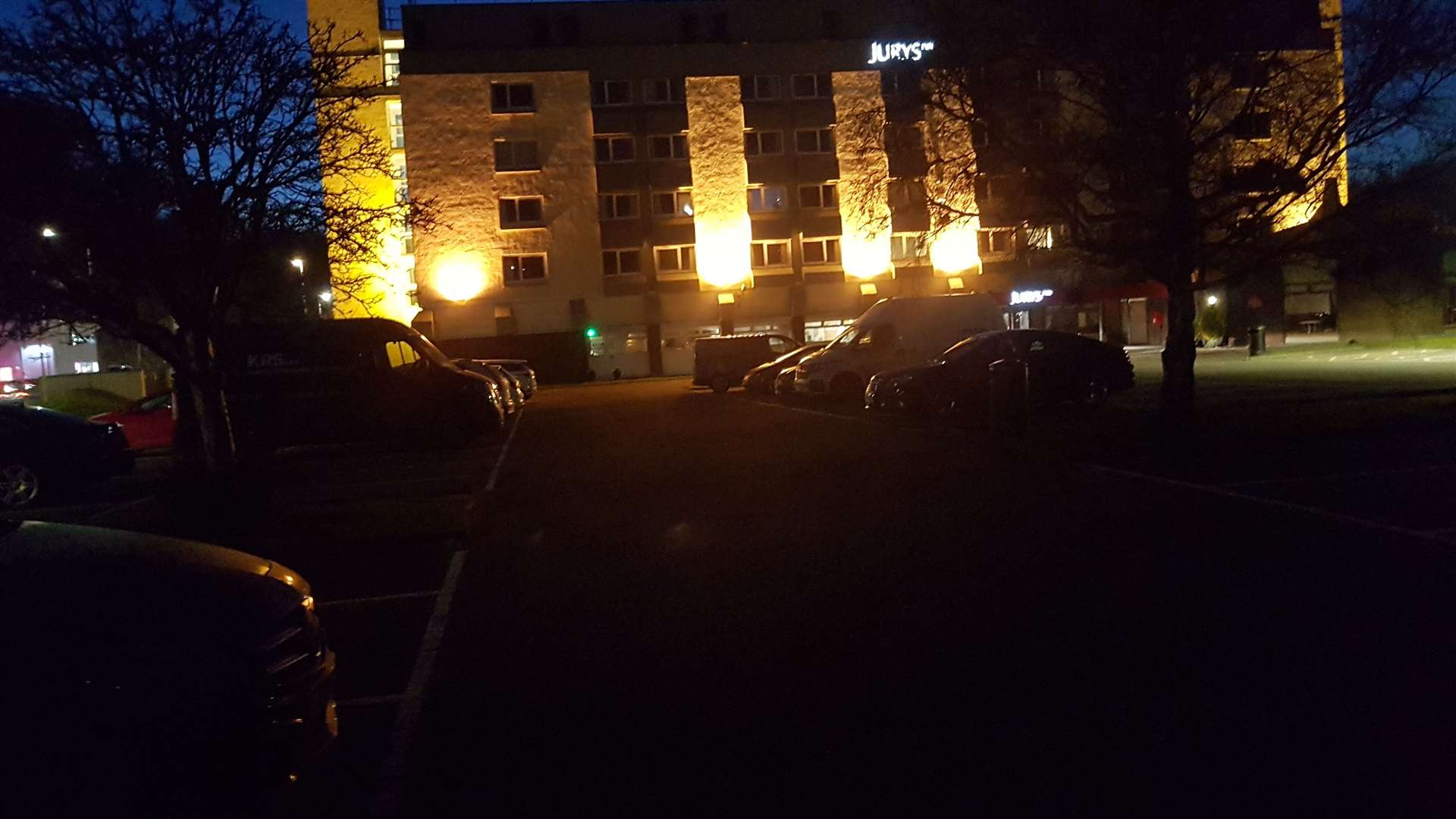 Concerns have been raised over the volume of cars in an 'essential workers' hotel.