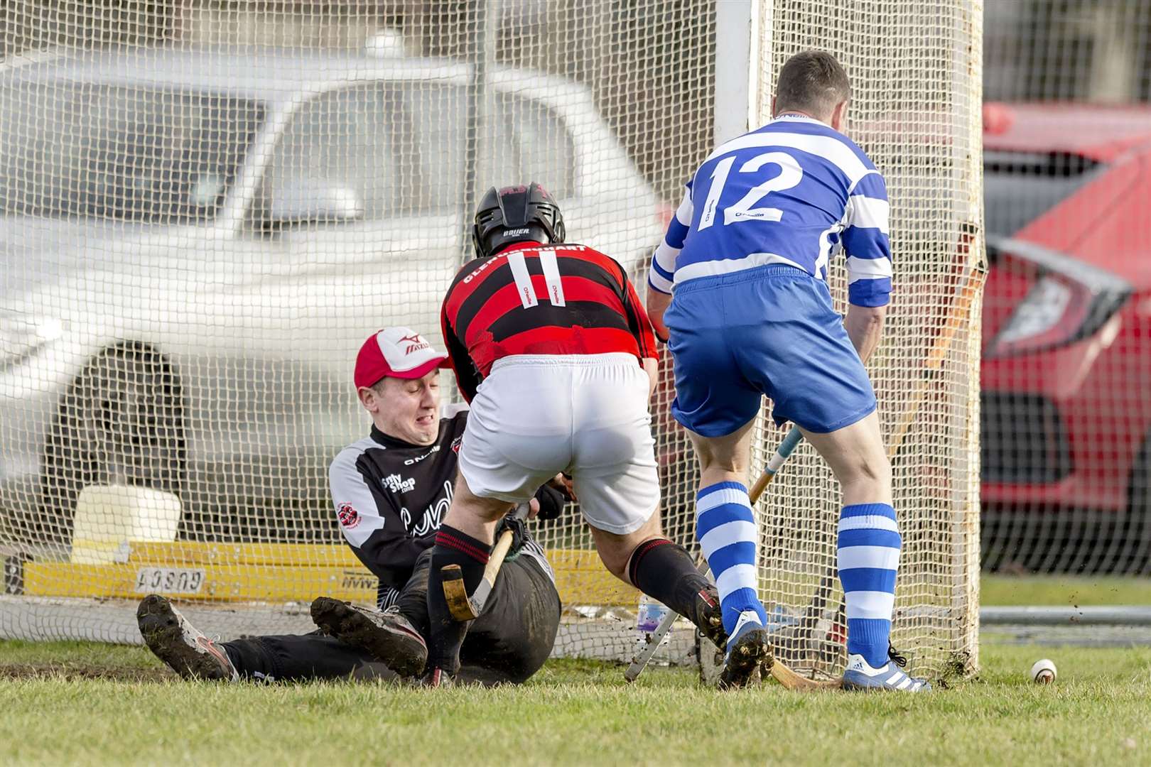 Shinty game between Glen Urquhart and Newtonmore played at Blairbeg in Drumnadrochit. The club has secured a 99 year lease on the ground.