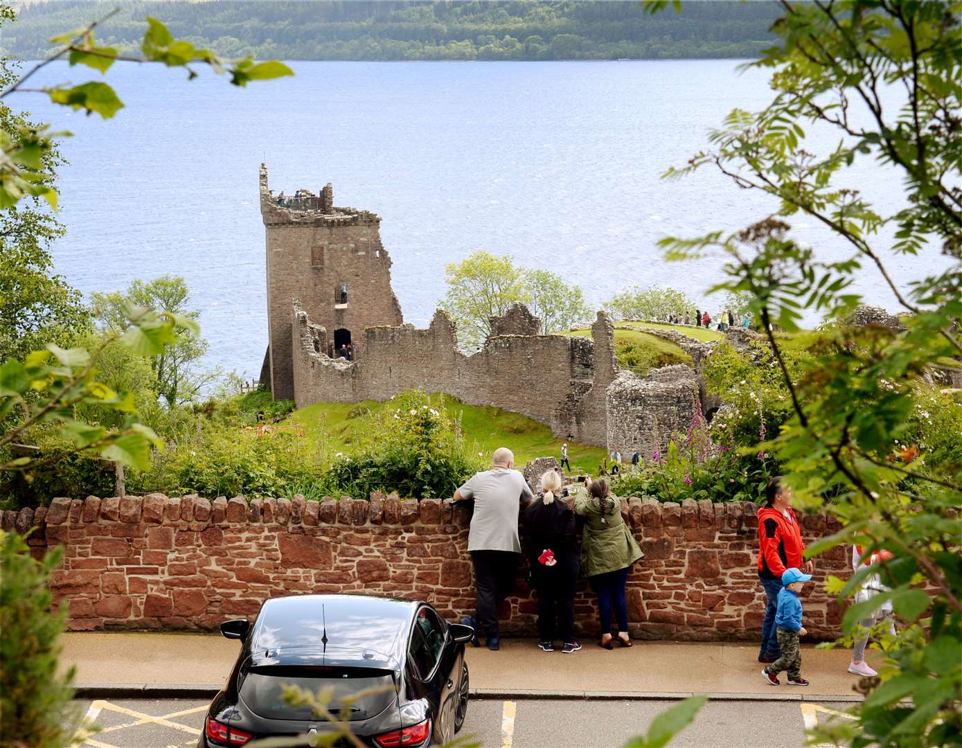 Locator from Urquhart Castle Loch Ness..Tourism, tourist,Loch Ness, ..Picture: Gary Anthony. Image No..