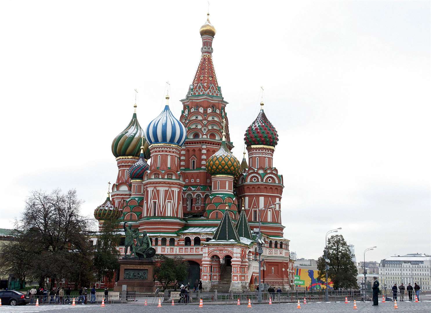 St Basil’s Cathedral in Red Square in Moscow (Owen Humphrey’s/PA)