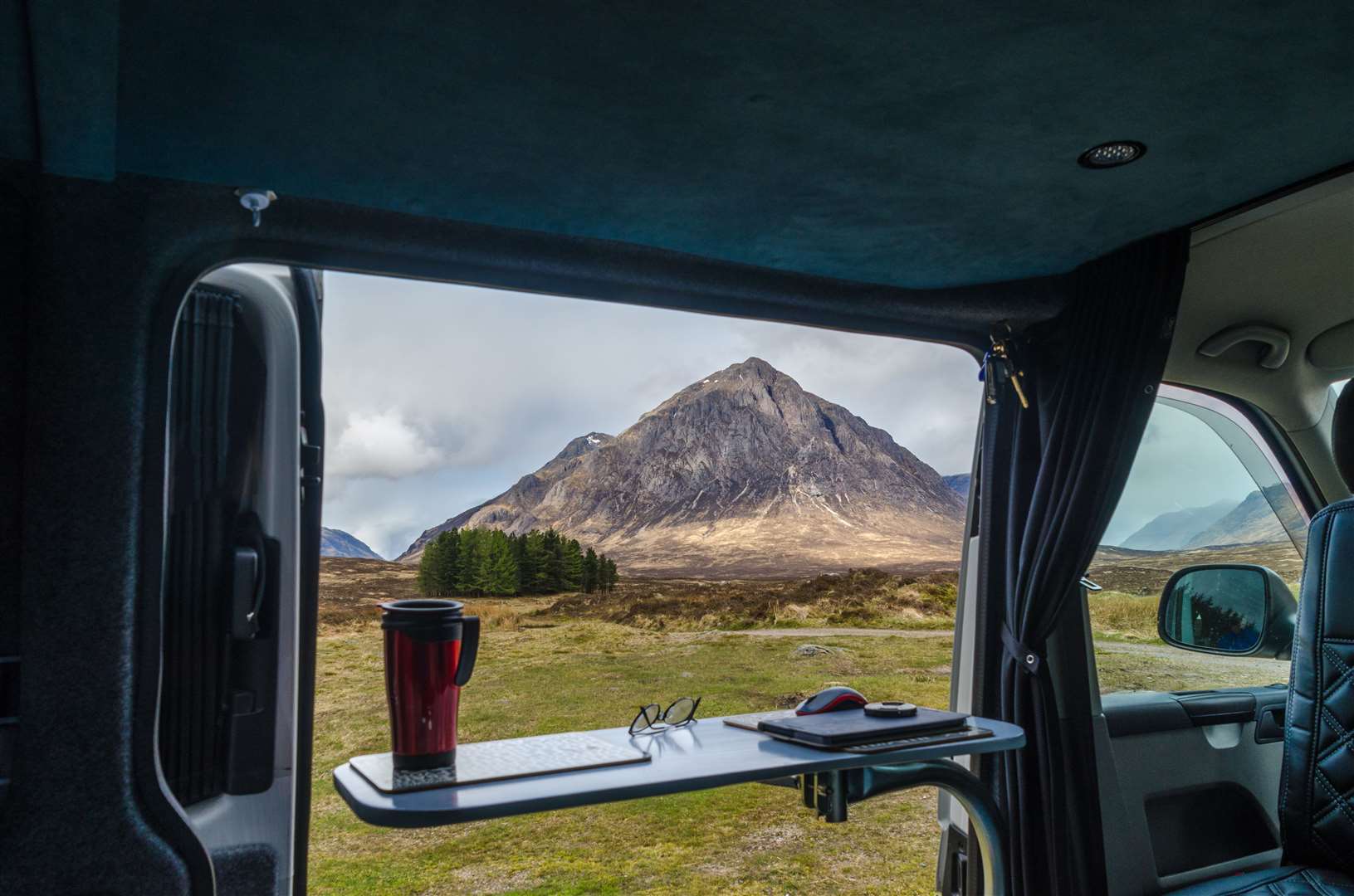 A campervan opens up a world of opportunity to explore far and wide – or even just across the Highlands.