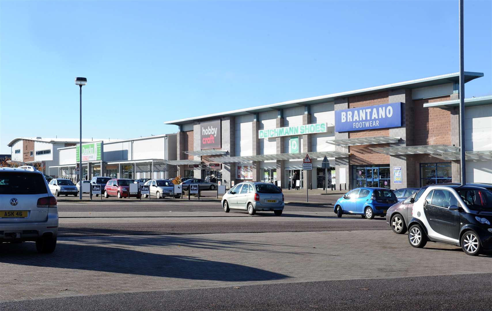 The fire took place at the Deichmanns Shoes site at Inshes Retail Park, Inverness.