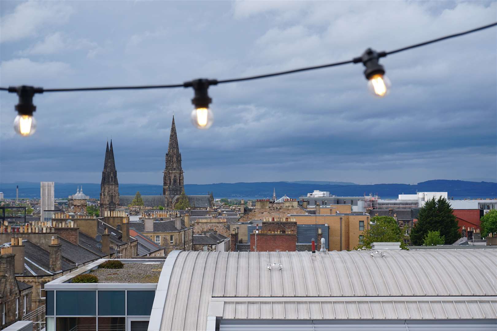 Rooftop views at Moxy Fountainbridge. Picture by: Federica Stefani.