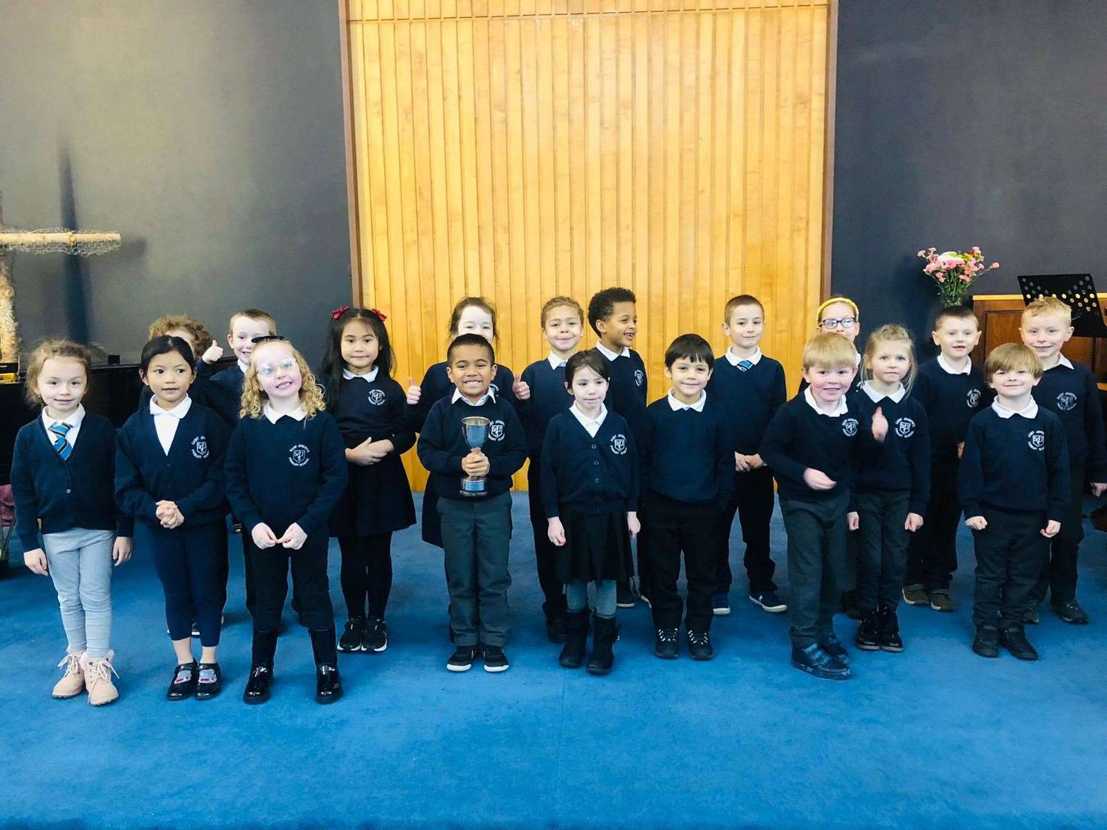 St Joseph’s Primary won the P1-3 choir category.