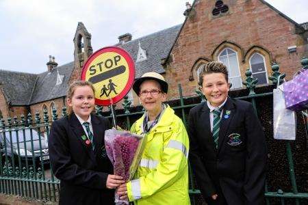 Helen MacFarlane will miss seeing the children safely off to school.