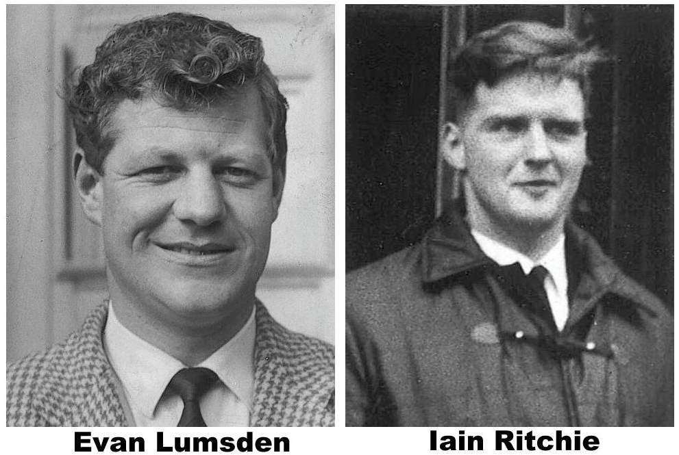 Evan Lumsden and Iain Ritchie who lost their lives in the line of duty. Picture by Dave Conner