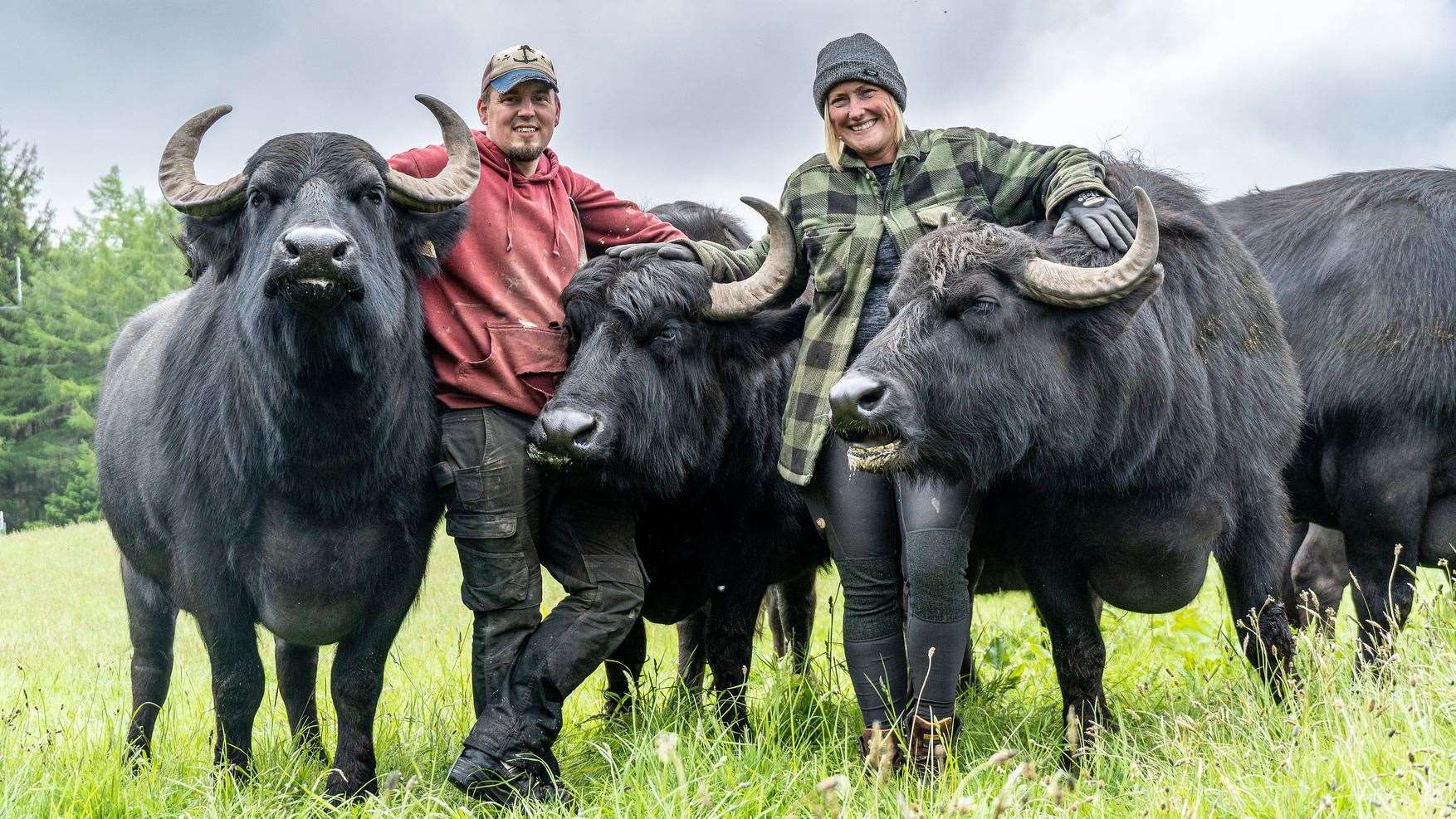 This Farming Life returns for series six, with families including Nikki and Ollie Lake of Thorabella Farm, Dallas, Moray. Picture: BBC - Alison Broadhurst.