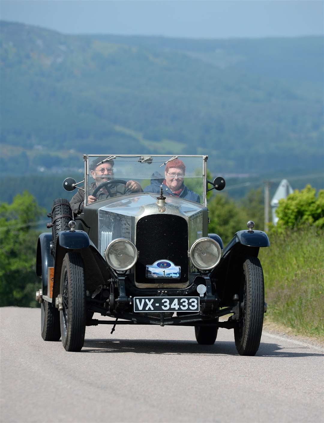 Loch Ness Classic and Vintage Car Tour..1922 Vauxhall 23/60...Picture: Gary Anthony. Image No.041274.