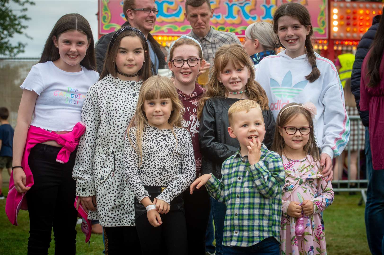 The Gathering Festival 2021, Northern Meeting Park, Inverness. Kids from the Gaelic School. Picture: Callum Mackay..