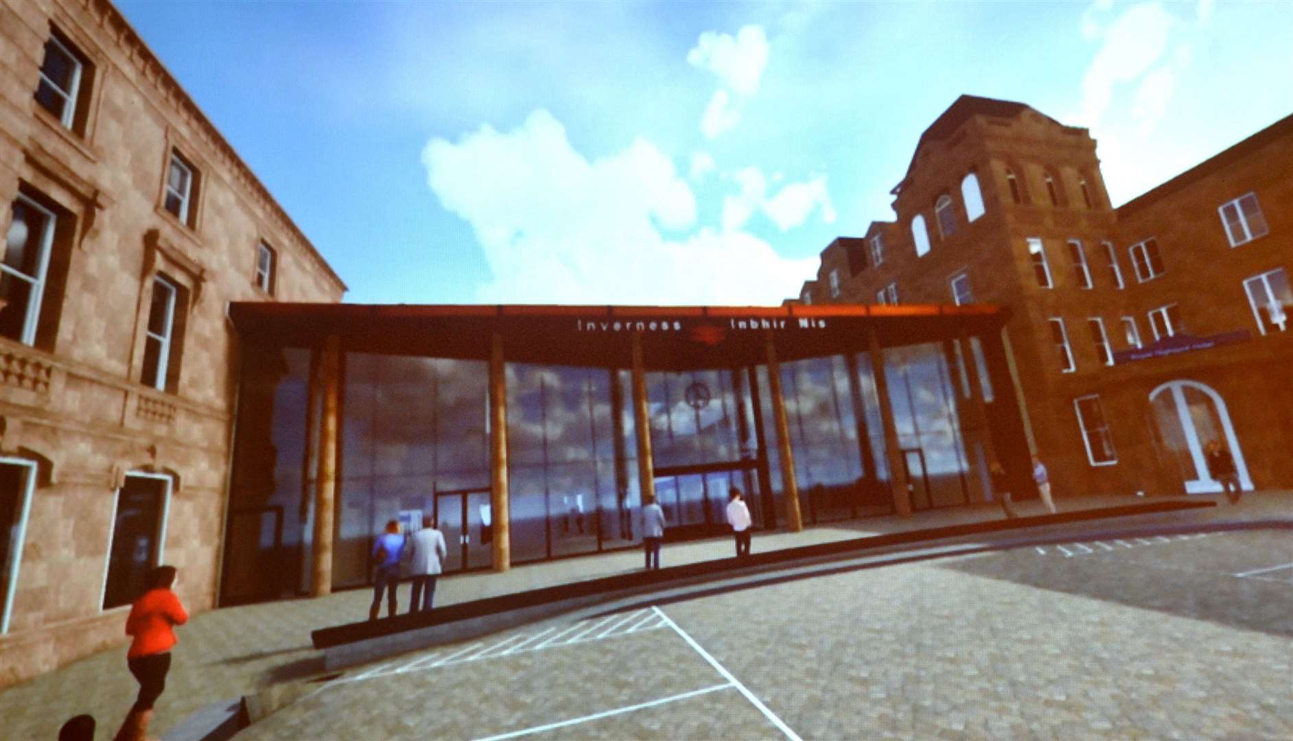 CGI of how what the Station Square entrance of the station could look after a planned revamp.