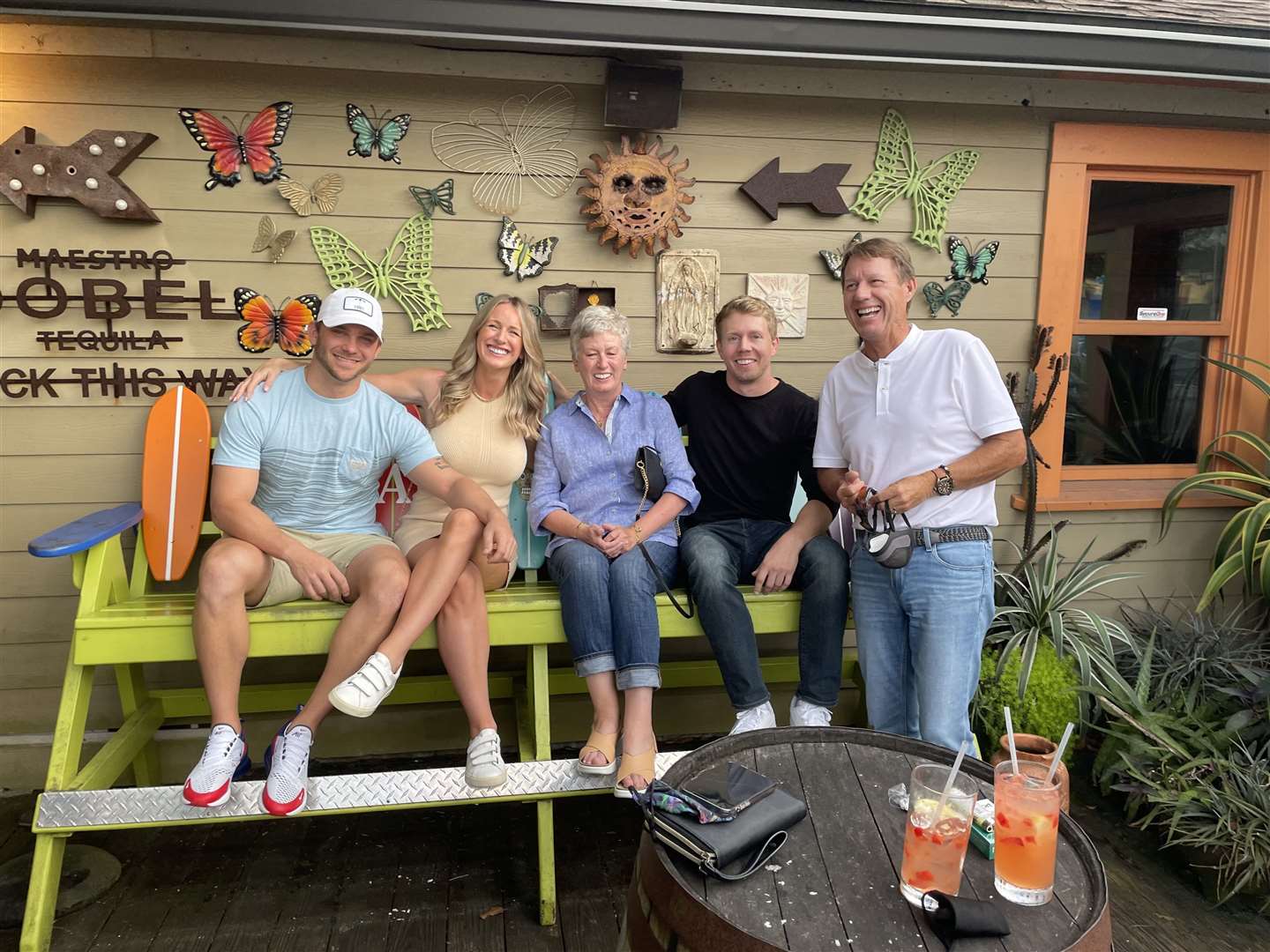 Diane celebrated her birthday with her family.
