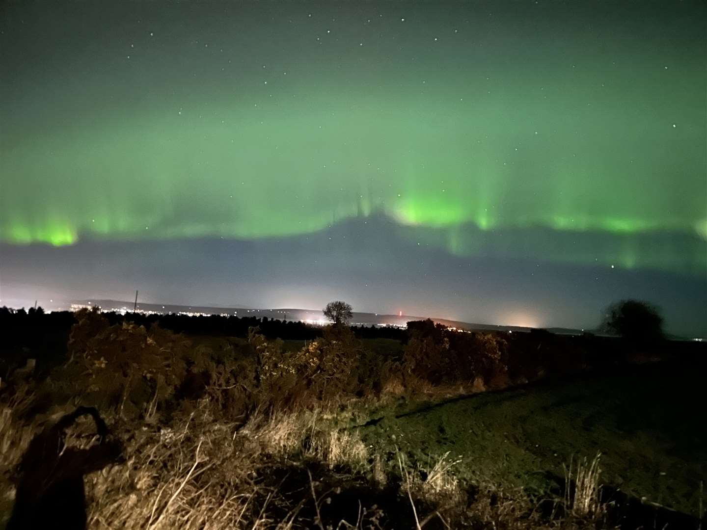 Neil Maclennan caught these dazzling delights in Croy last night.
