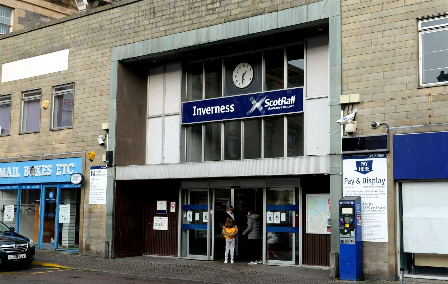 Inverness Station on Academy. Picture: James Mackenzie.