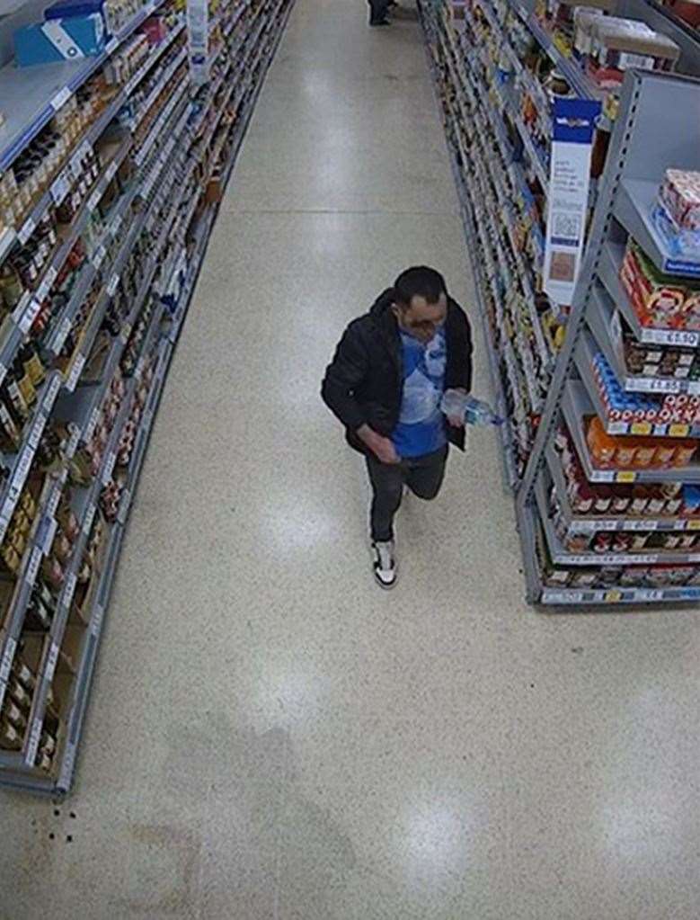 Abdul Ezedi seen on CCTV on the night of the attack at a Tesco in Caledonian Road, north London (Metropolitan Police/PA)
