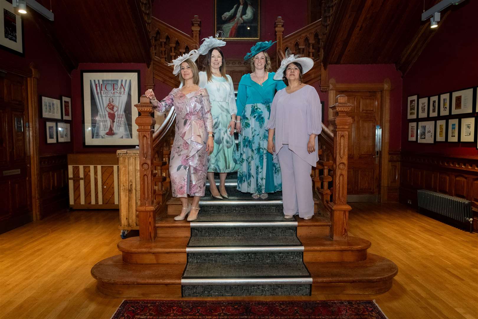 Mother of the bride outfits were expertly exhibited by La-di-da Fashion. Picture: Callum Mackay..