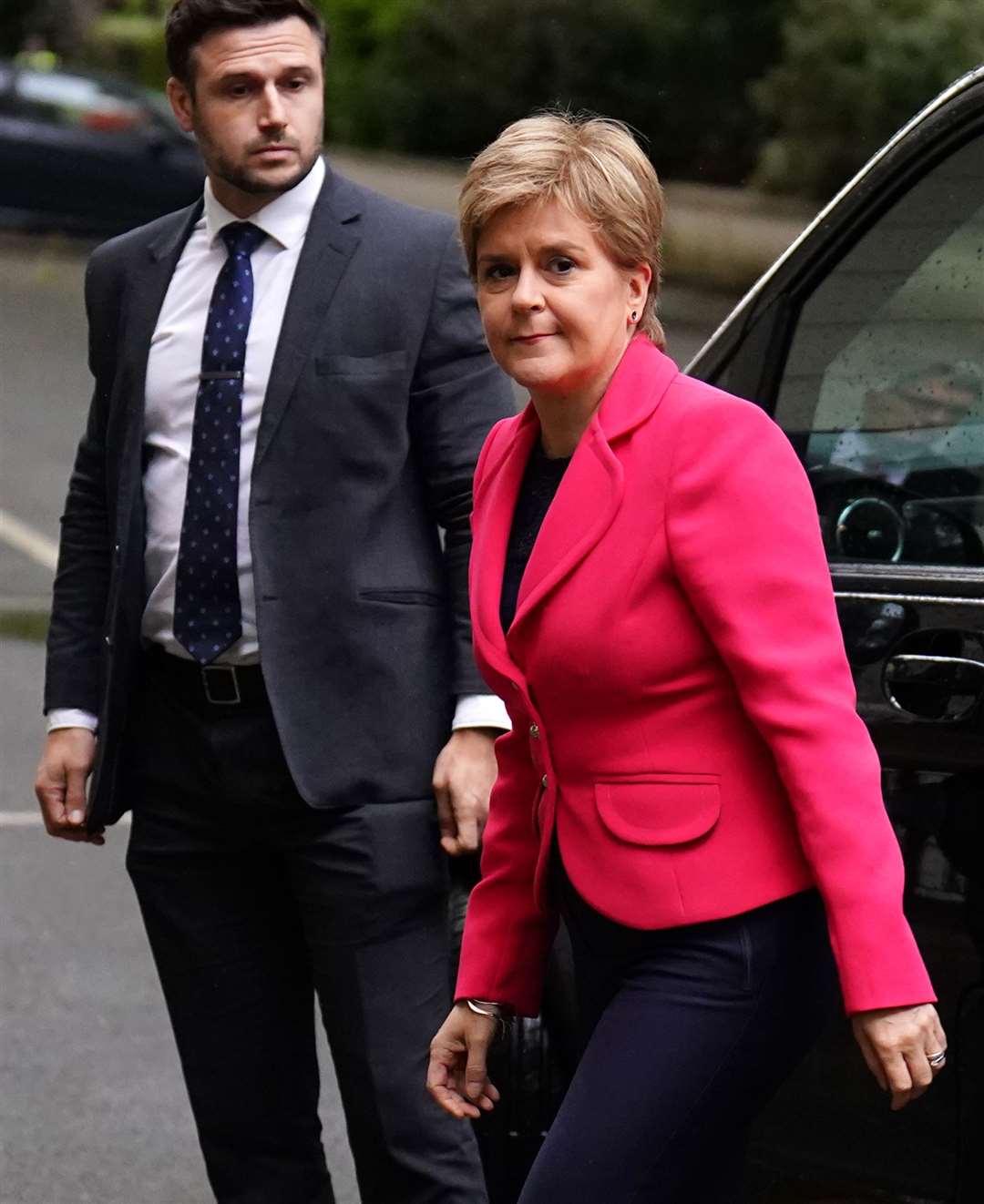 Former first minister of Scotland Nicola Sturgeon arrives to give evidence to the UK Covid-19 Inquiry in London (James Manning/PA)