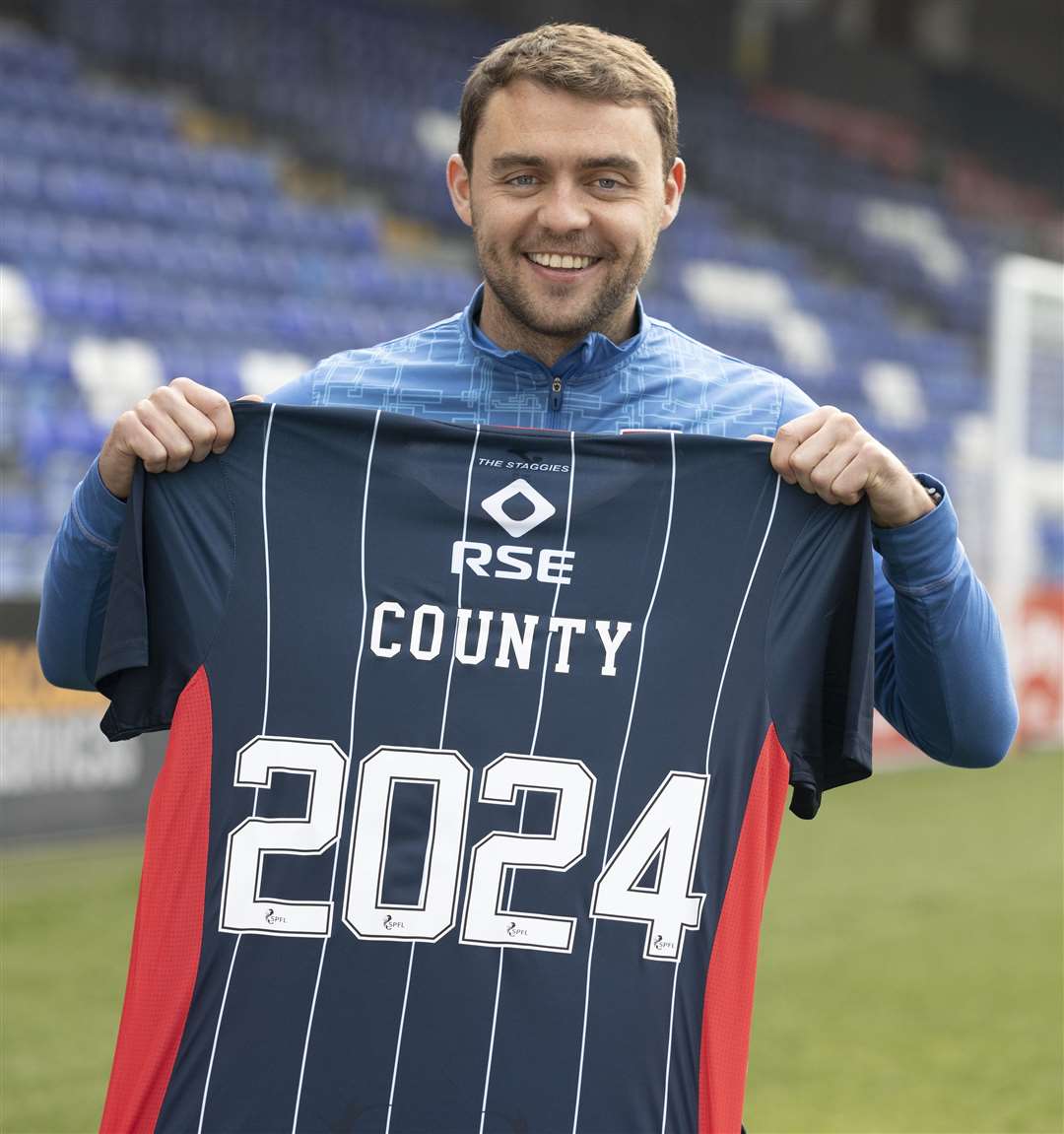 Ross County's Connor Randall has signed a contract extension until 2024. Picture: Ken Macpherson
