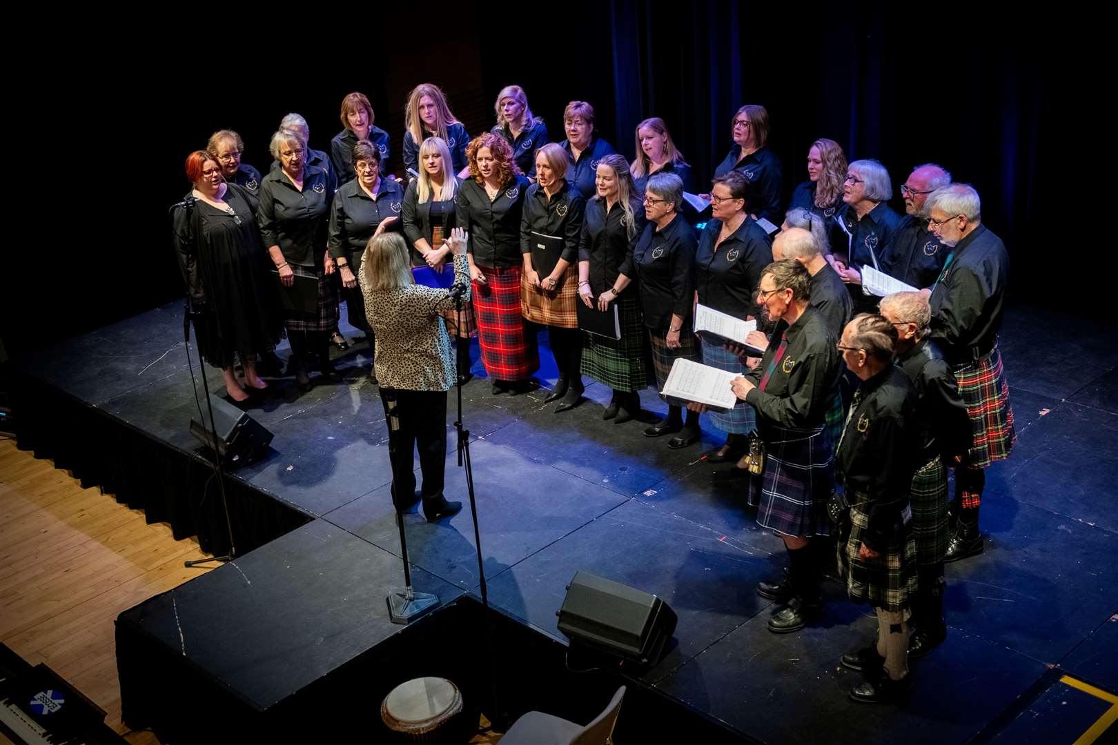 The Nairn Gaelic Choir opened the evening. Picture: Callum Mackay.