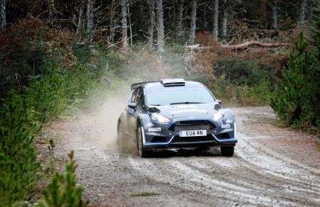Paul Beaton and Euan Thorburn are the current Scottish Rally Championship leaders. Picture: John Baikie.