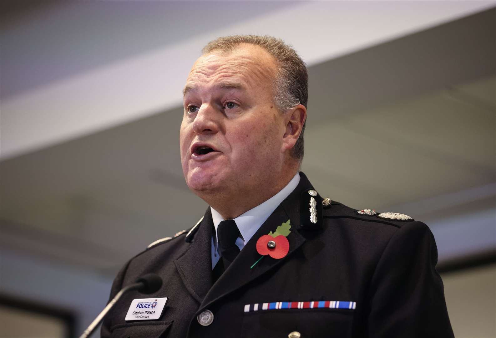 GMP Chief Constable Stephen Watson. (James Speakman PA)