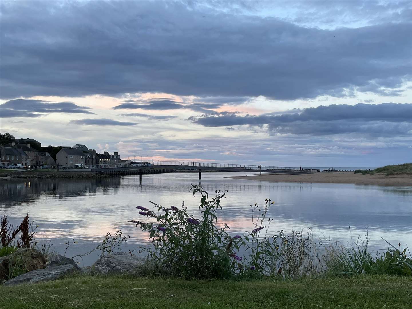 Evening light with the rising tide at Lossiemouth. Picture: Jennifer Laws, Inverness
