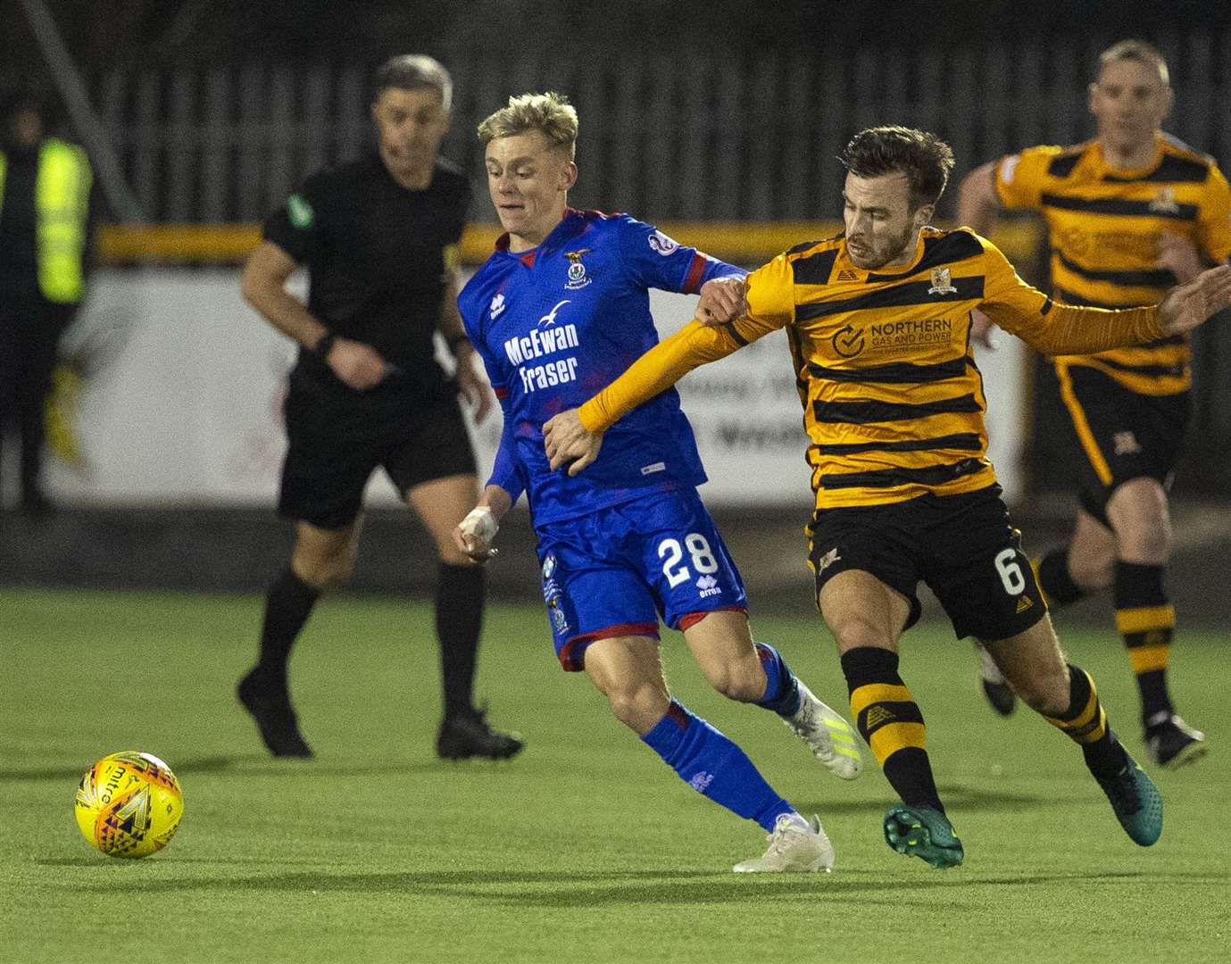 Roddy MacGregor played in the 2-0 victory at Alloa Athletic as Inverness look to continue their winning run of matches. Picture: Ken Macpherson