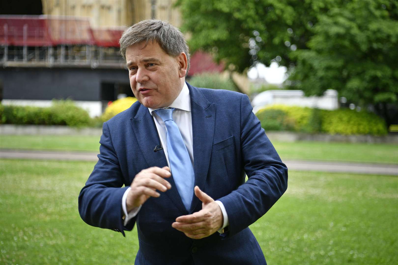 Andrew Bridgen is expected to announce his decision to join the Reclaim Party on Wednesday morning (PA)
