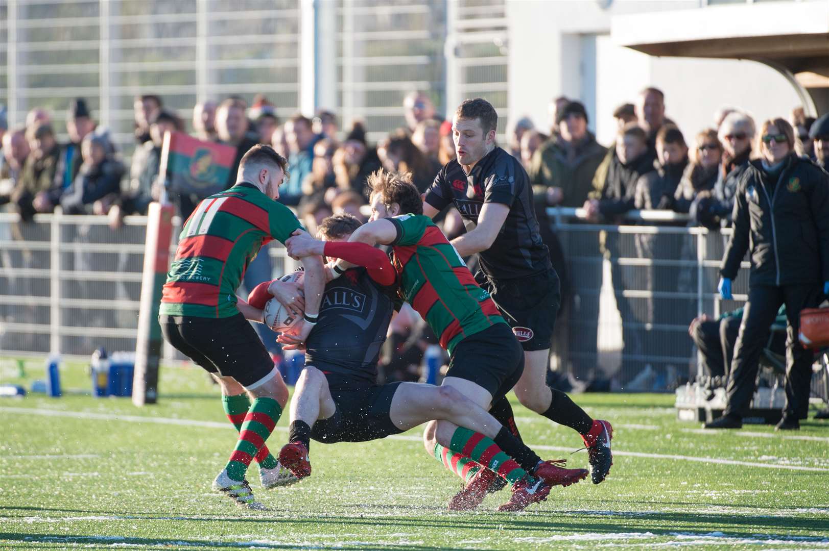 Highland hope to stop Biggar winning at Canal Park for the second season in a row tomorrow. Picture: Callum Mackay