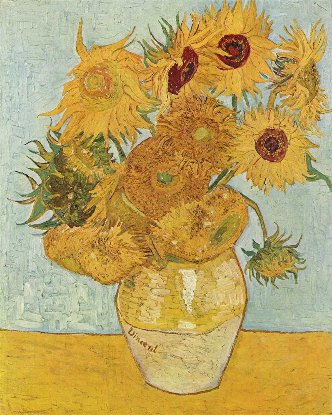 Sunflowers by Vincent Van Gogh. Picture: Wikimedia Commons