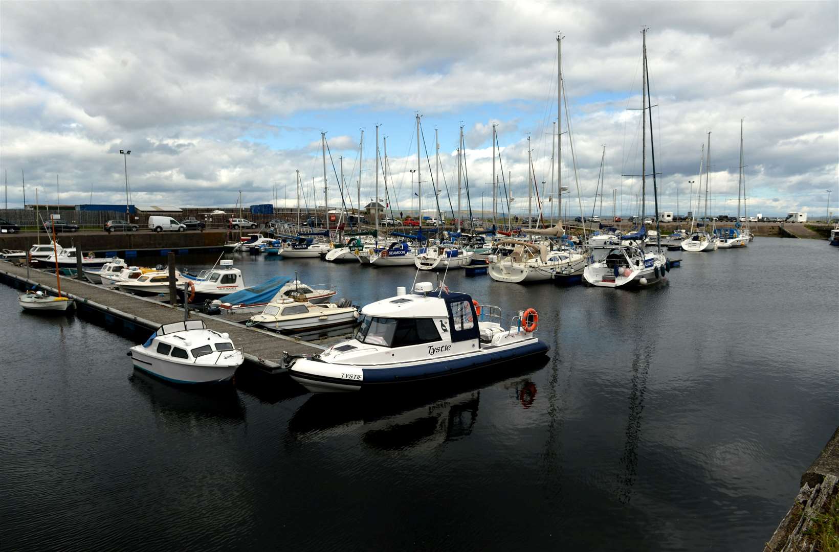 Nairn Harbour which will host a Royal Regatta to celebrate the Queen’s Platinum Jubilee on Saturday.