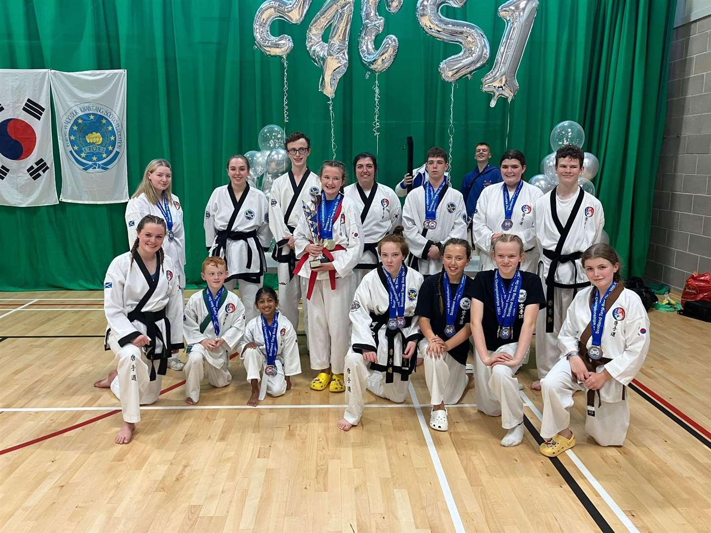 Inverness Tang Soo Do athletes who competed at Lossiemouth.