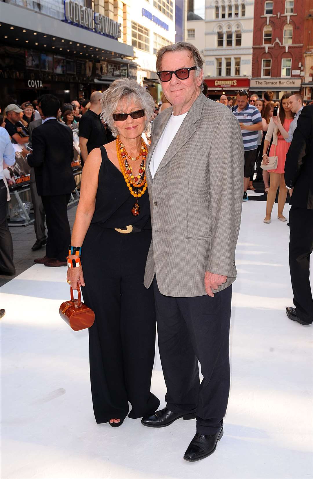 Tom Wilkinson and Diana Hardcastle (Dominic Lipinski/PA)
