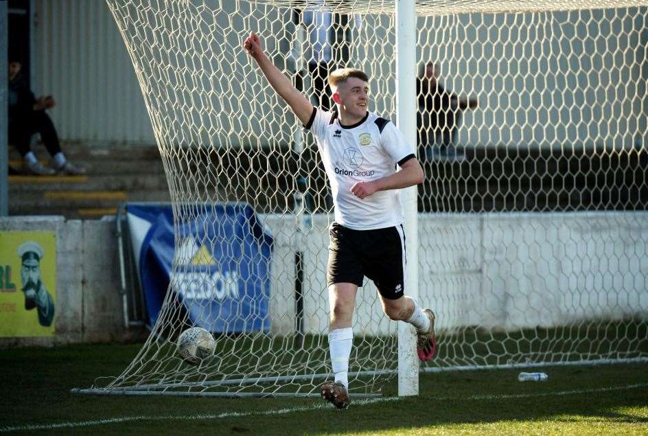 Who else but James Anderson – Clach's prolific frontman scored the winner against Nairn County last time out. Picture: James Mackenzie