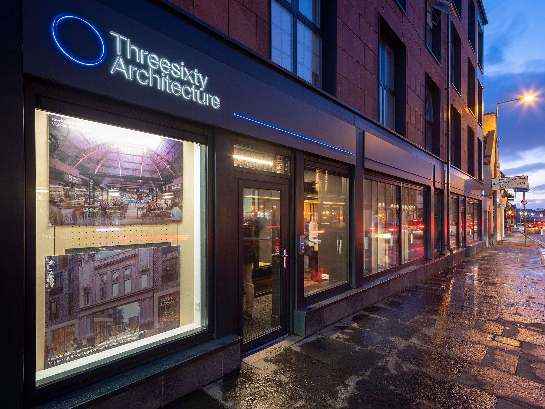 The exterior of Threesixty Architecture's Academy Street practice. Picture: McAteer Photograph.